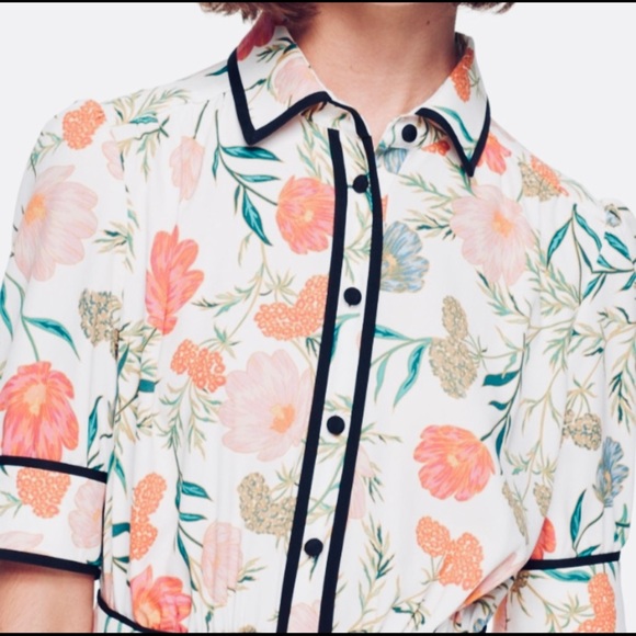 Kate spade ♠️ floral shirt dress 8 NWOT - Picture 4 of 8